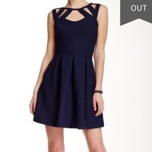Betsey Johnson Cutout skater Dress Size 6